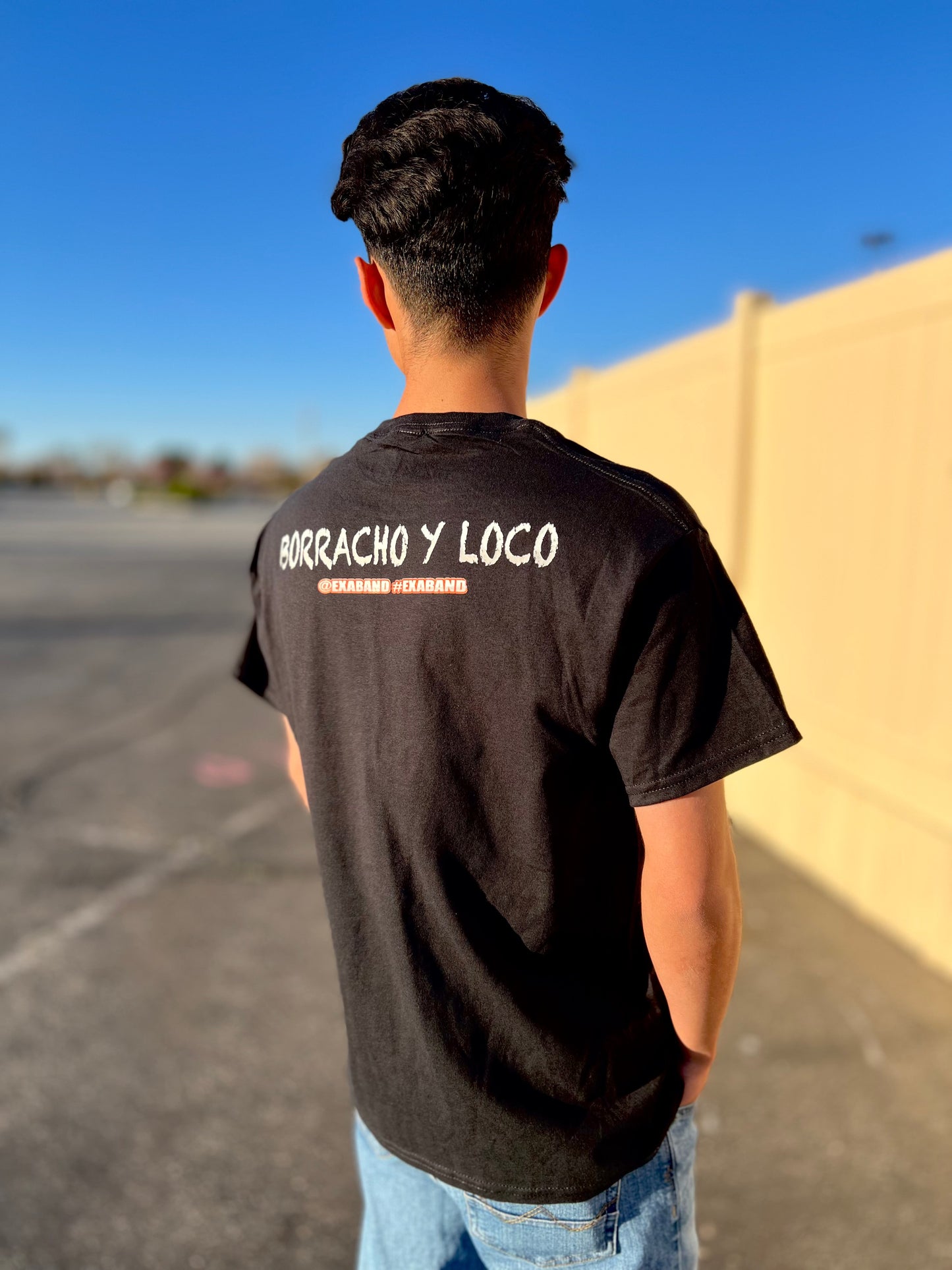 Borracho Y Loco T-Shirt Unisex Teen\Adult | Exa Band | Merch | Grupo Versatil | Vesatile Latin Band